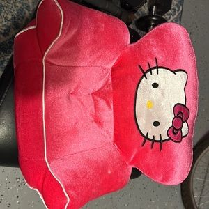 HOST PICK‼️HELLO KITTY Build-A-Bear Workshop Bright Pink Chair Pillow Ages 3+